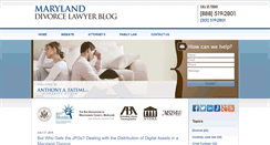 Desktop Screenshot of marylanddivorcelawyer-blog.com